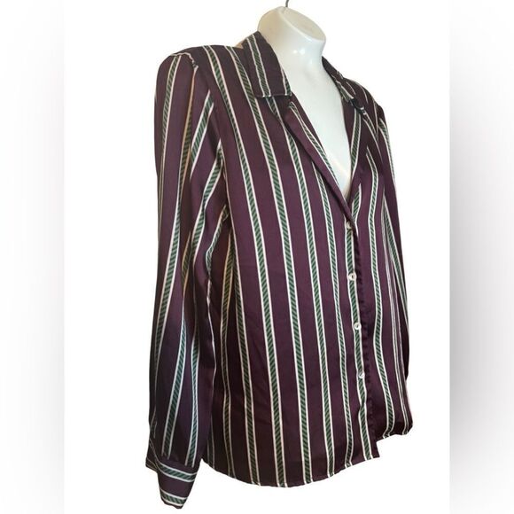 Alexis Samwell Striped Button Down Top - Picture 3 of 11